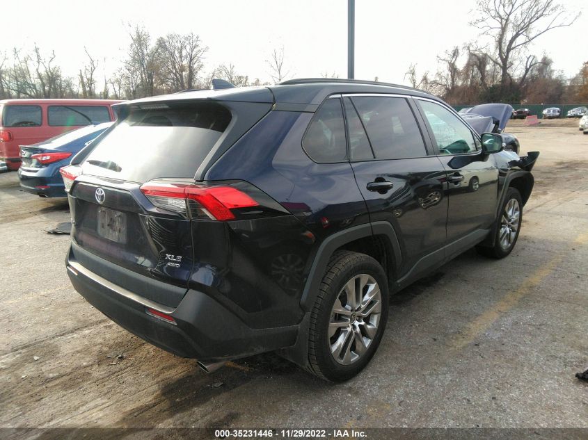 2021 TOYOTA RAV4 XLE PREMIUM VIN: 2T3A1RFV6MW189957