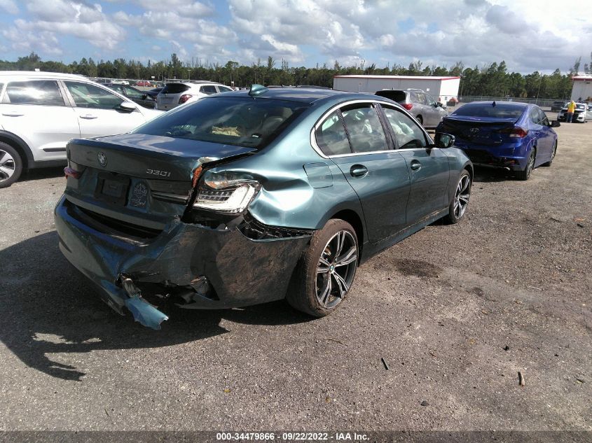 2021 BMW 3 SERIES 330I VIN: 3MW5R1J08M8B58157
