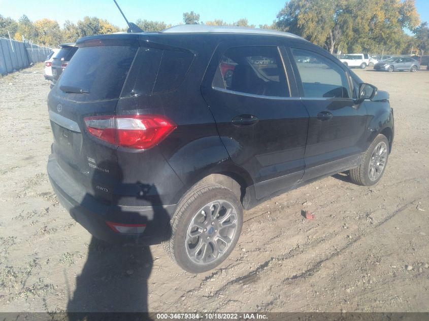 2022 FORD ECOSPORT TITANIUM VIN: MAJ6S3KLXNC465281