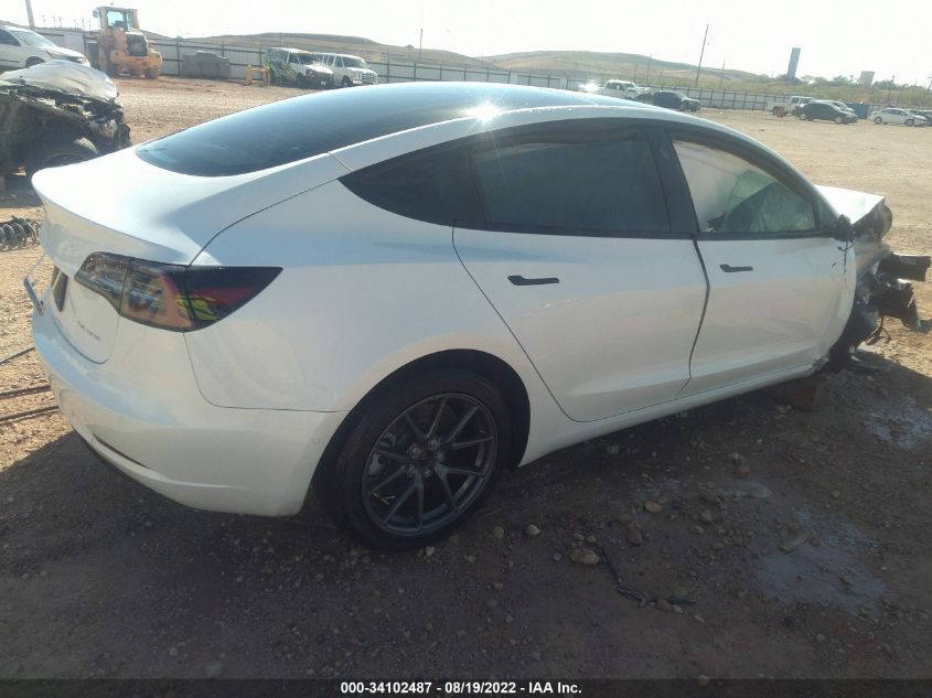 2022 TESLA MODEL 3 LONG RANGE VIN: 5YJ3E1EB3NF173583