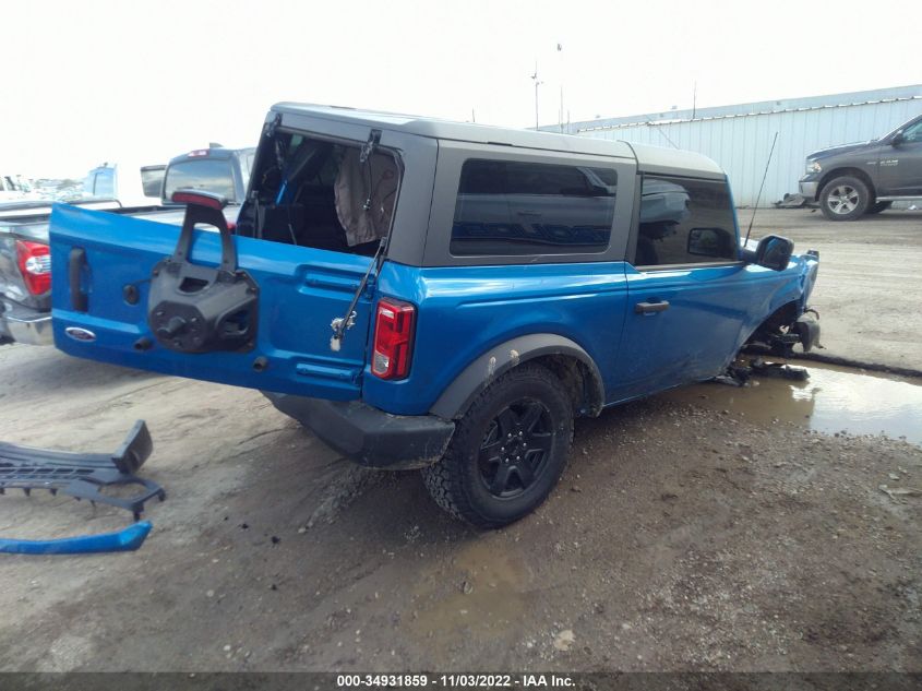 2022 FORD BRONCO BASE/BIG BEND VIN: 1FMDE5AH2NLB13521