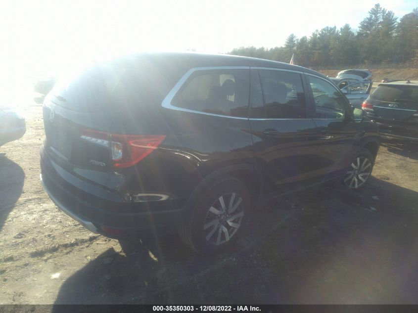 2021 HONDA PILOT EX-L VIN: 5FNYF6H56MB092906