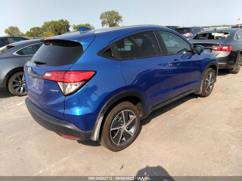 2021 HONDA HR-V EX VIN: 3CZRU6H54MM735950