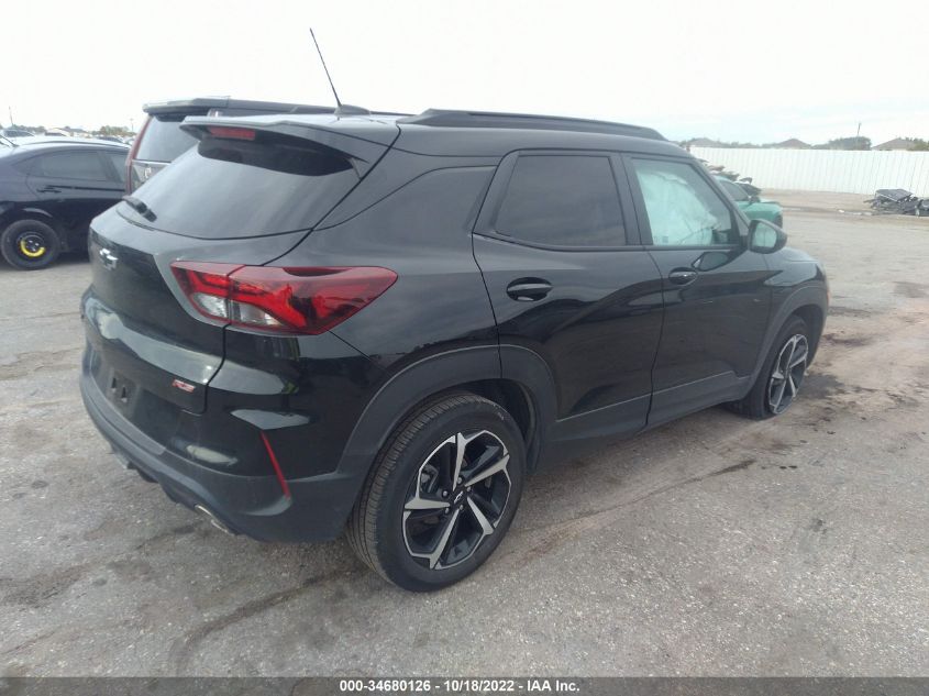 2022 CHEVROLET TRAILBLAZER RS VIN: KL79MTSL7NB061844
