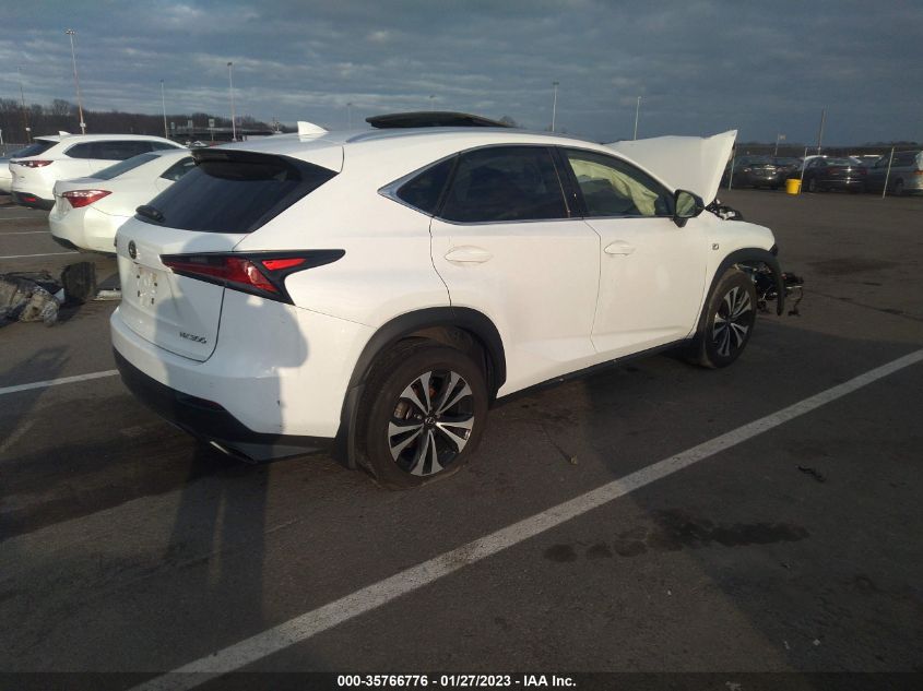 2021 LEXUS NX NX 300 F SPORT VIN: JTJSARDZ1M5021299