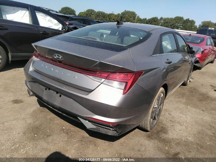 2022 HYUNDAI ELANTRA SEL VIN: KMHLN4AG5NU289275