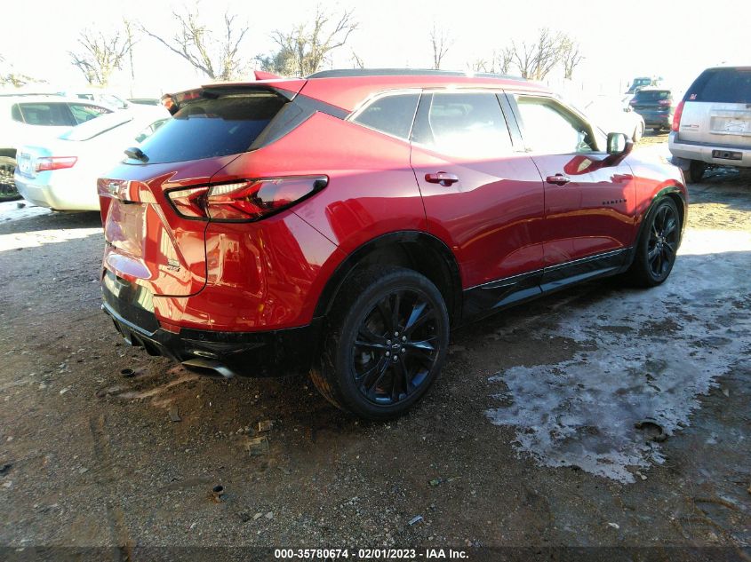 2021 CHEVROLET BLAZER RS VIN: 3GNKBKRS7MS551082