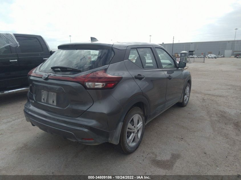 2022 NISSAN KICKS S VIN: 3N1CP5BV8NL519650