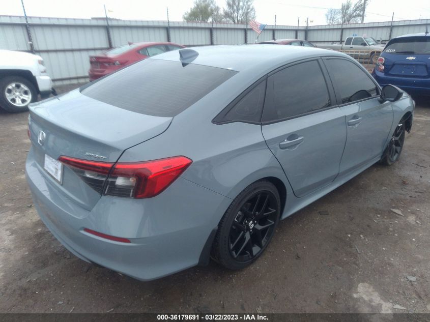 2023 HONDA CIVIC SEDAN SPORT VIN: 2HGFE2F5XPH518957