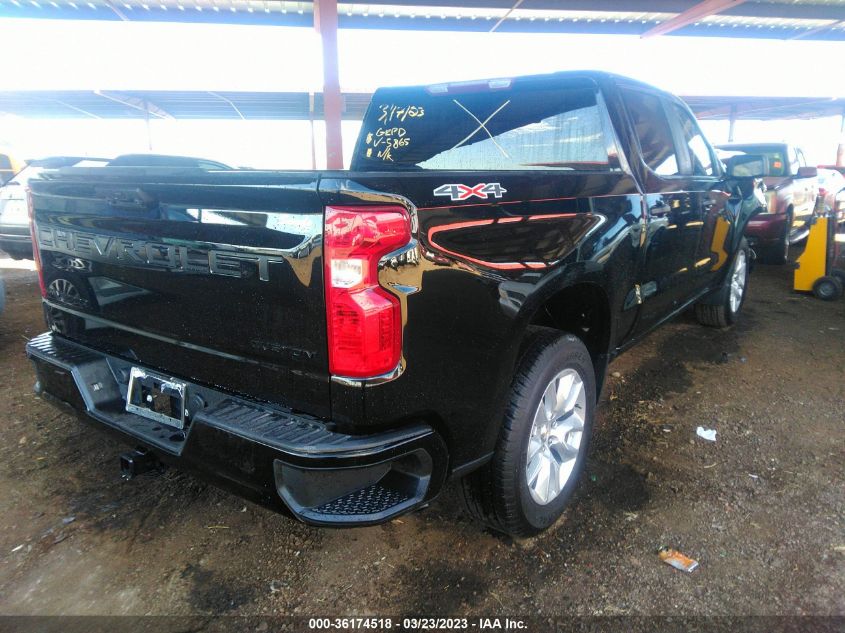2022 CHEVROLET SILVERADO 1500 CUSTOM VIN: 1GCPDBEK5NZ545865