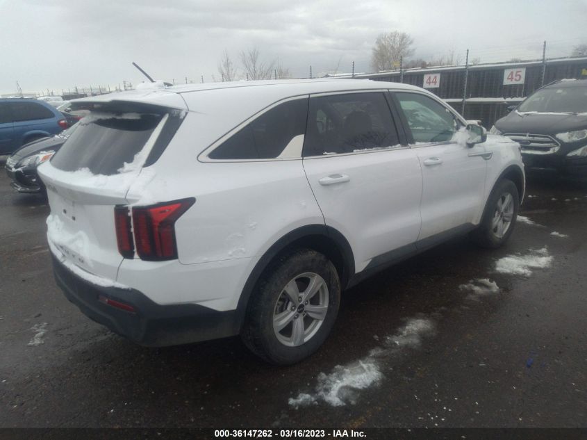 2022 KIA SORENTO LX VIN: 5XYRGDLC9NG106805