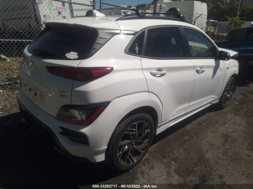 2022 HYUNDAI KONA N LINE VIN: KM8K3CA37NU838869