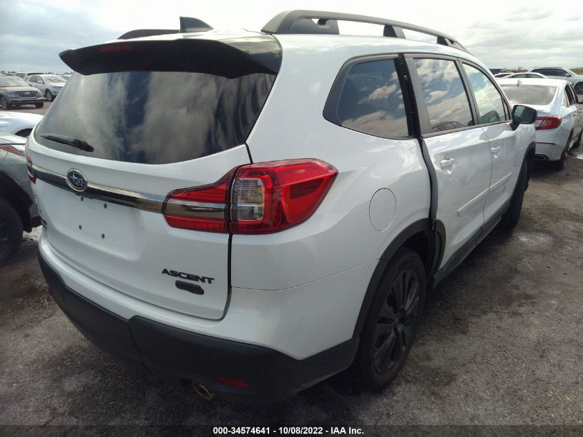 2022 SUBARU ASCENT ONYX EDITION VIN: 4S4WMAJD3N3431665