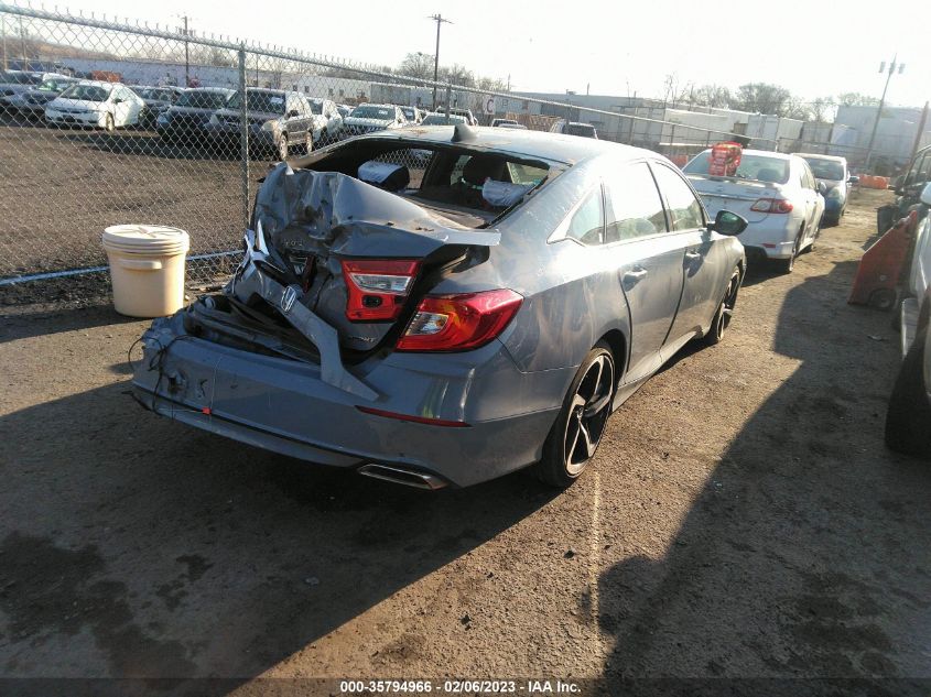 2022 HONDA ACCORD SEDAN SPORT VIN: 1HGCV1F39NA018828