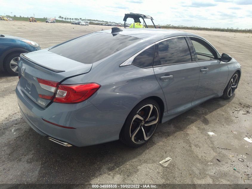 2022 HONDA ACCORD SEDAN SPORT SE VIN: 1HGCV1F44NA049901