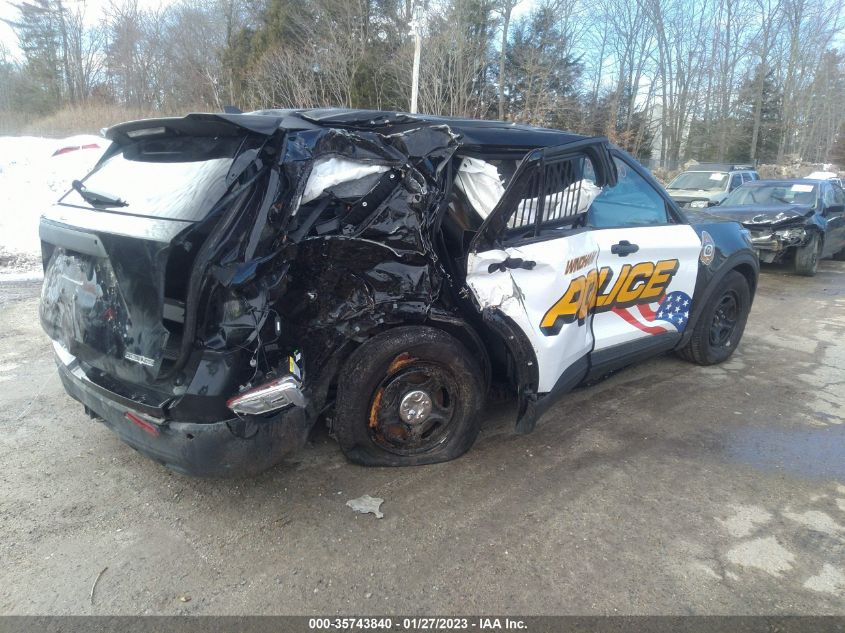 2022 FORD POLICE INTERCEPTOR VIN: 1FM5K8AW5NNA03886