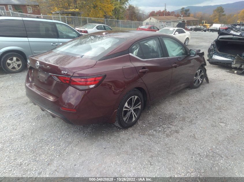 2021 NISSAN SENTRA SV VIN: 3N1AB8CV6MY262723