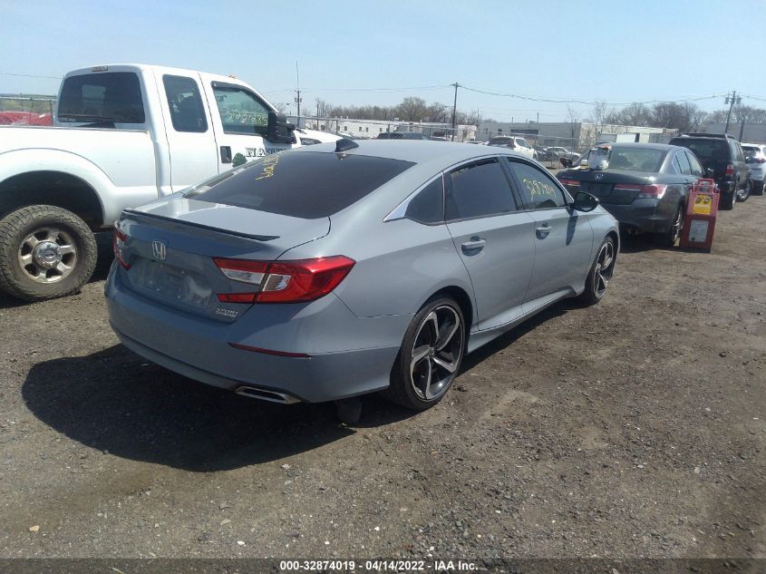 2021 HONDA ACCORD SEDAN SPORT SE VIN: 1HGCV1F42MA114730