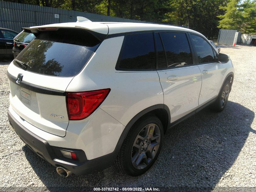 2022 HONDA PASSPORT EX-L VIN: 5FNYF8H56NB003896