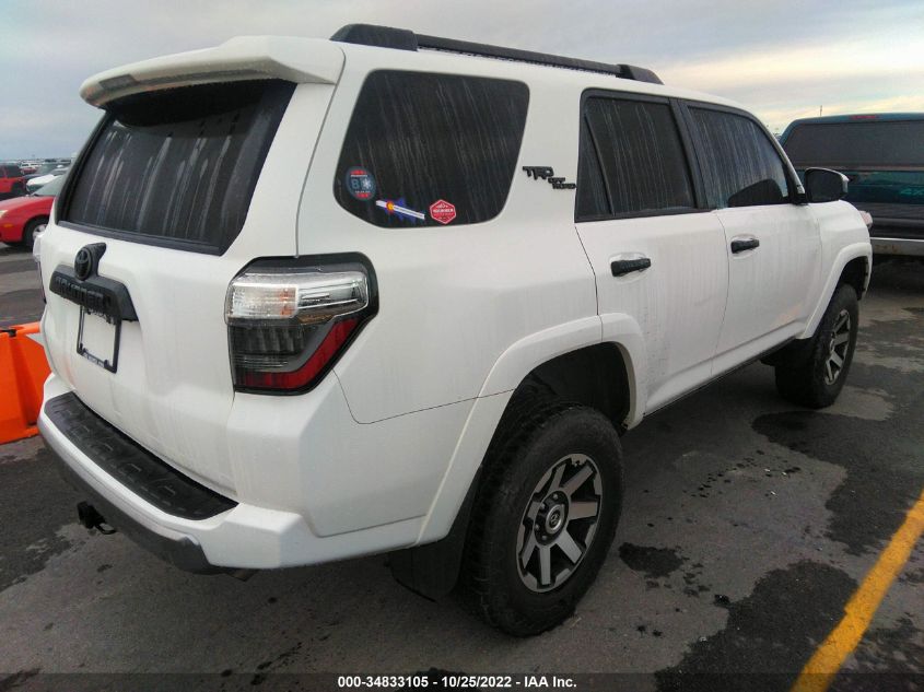 2021 TOYOTA 4RUNNER TRD OFF ROAD VIN: JTEPU5JRXM5848324