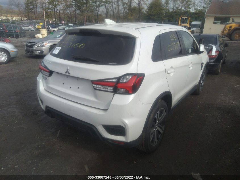 2020 MITSUBISHI OUTLANDER SPORT ES 2.0/SE 2.0 VIN: JA4AR3AUXLU027629