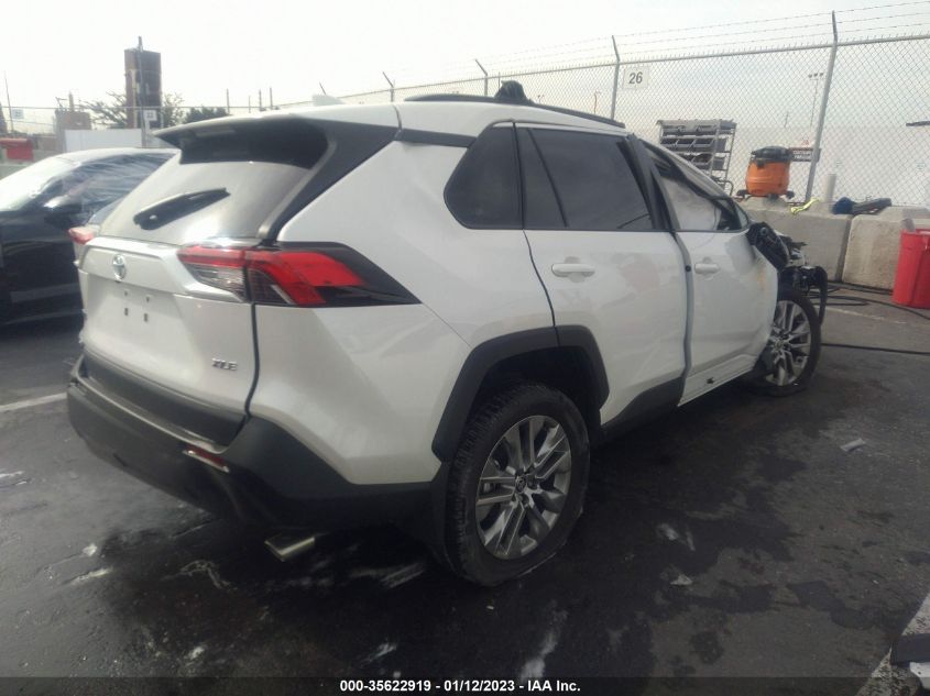 2022 TOYOTA RAV4 XLE PREMIUM VIN: 2T3C1RFV6NW222398