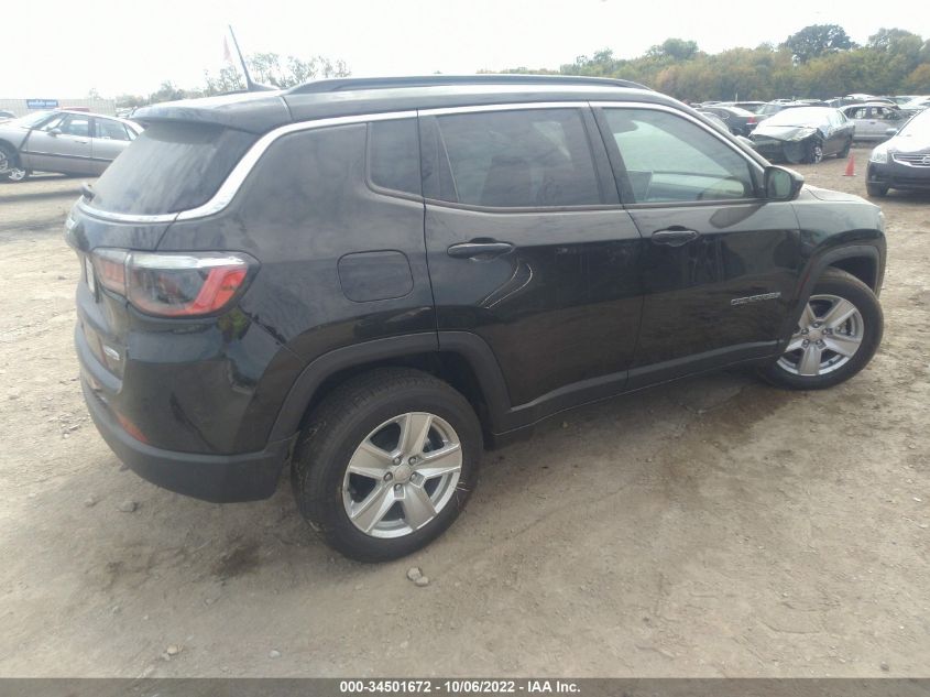 2022 JEEP COMPASS LATITUDE VIN: 3C4NJCBB1NT192882