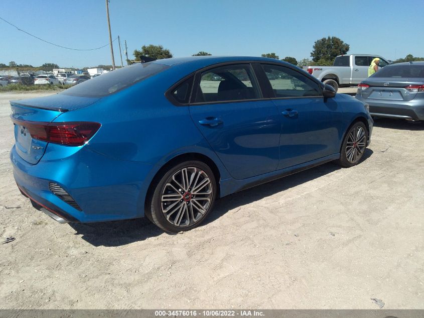 2022 KIA FORTE GT VIN: 3KPF44AC2NE495797