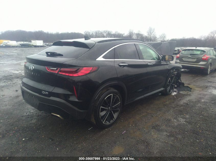 2022 INFINITI QX55 LUXE VIN: 3PCAJ5J36NF111491