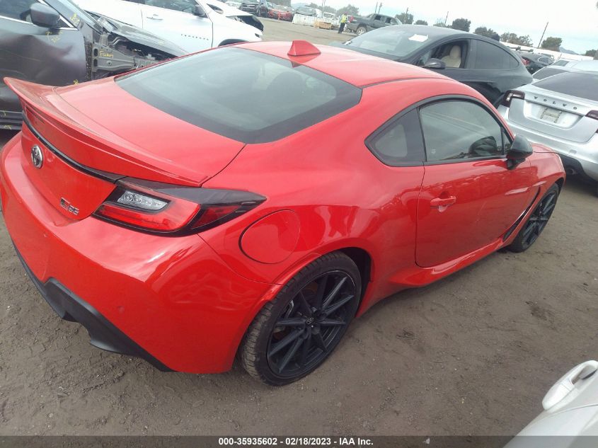 2022 TOYOTA GR86 PREMIUM VIN: JF1ZNBF13N8757655