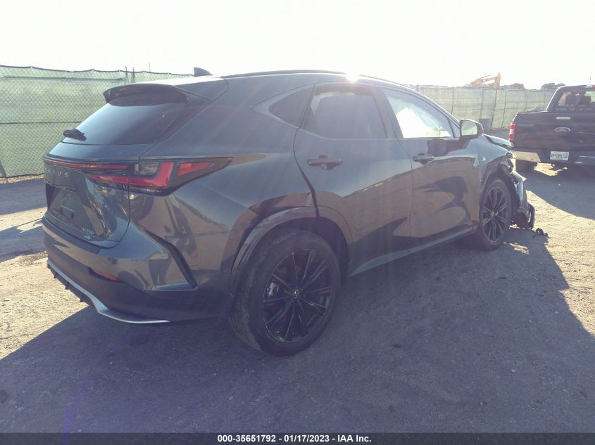 2022 LEXUS NX NX 350 F SPORT HANDLING VIN: JTJKGCEZ1N2006329