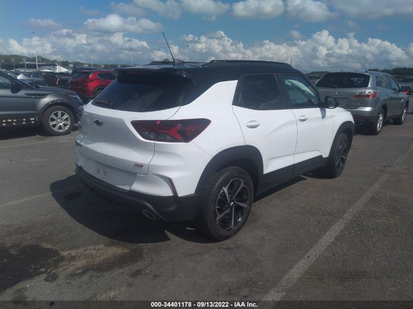 2021 CHEVROLET TRAILBLAZER RS VIN: KL79MUSL4MB081165