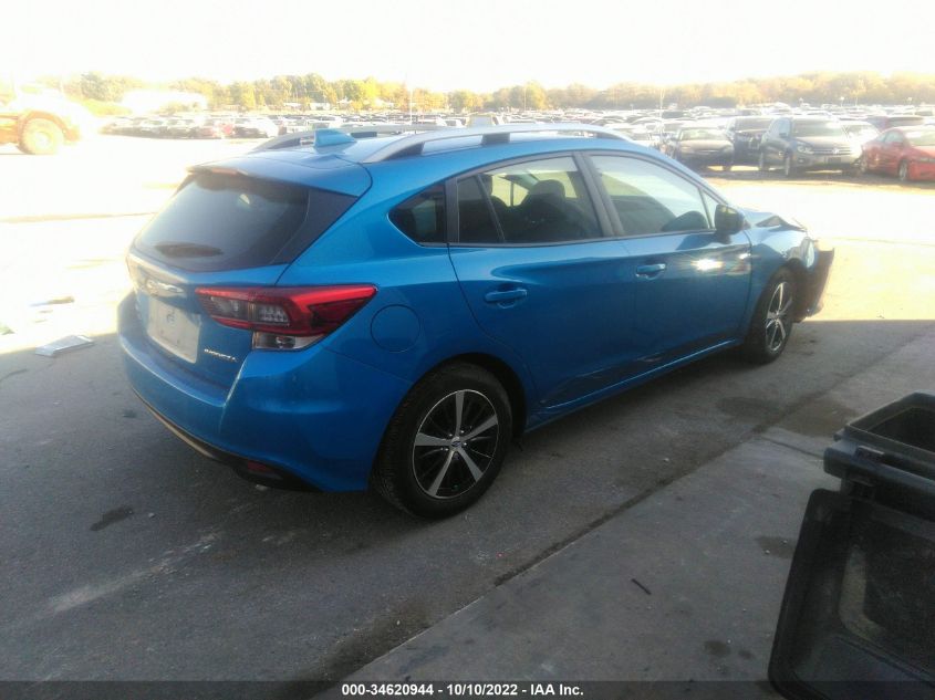 2022 SUBARU IMPREZA PREMIUM VIN: 4S3GTAD62N3706001