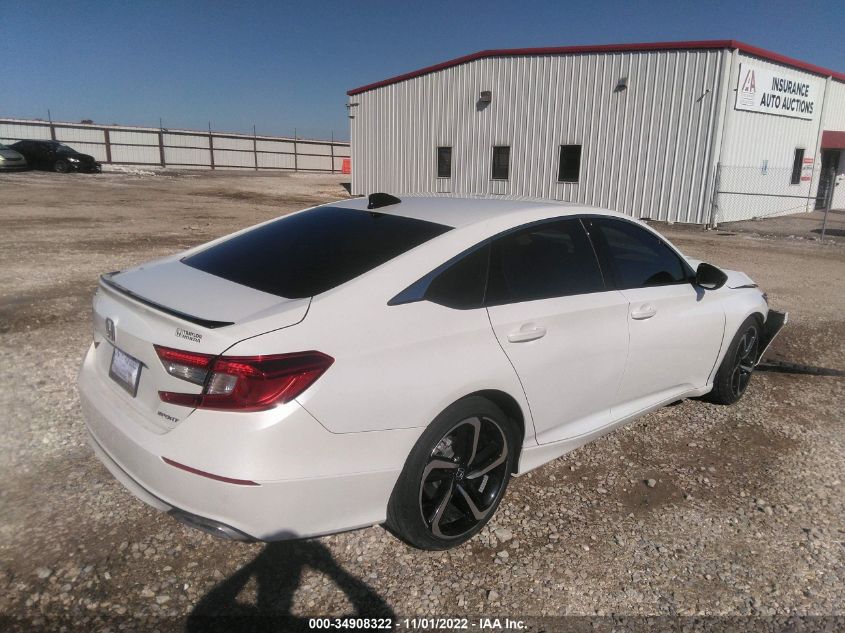 2022 HONDA ACCORD SEDAN SPORT VIN: 1HGCV1F35NA083417