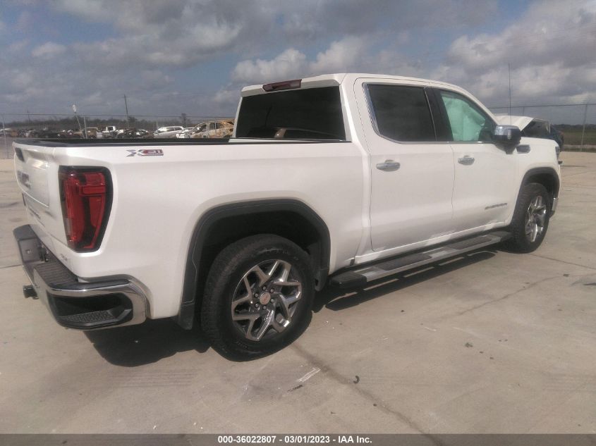 2022 GMC SIERRA 1500 SLT VIN: 3GTUUDED9NG677463
