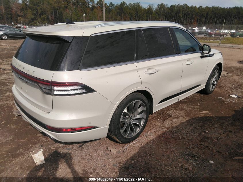 2021 LINCOLN AVIATOR GRAND TOURING VIN: 5LMYJ8XY9MNL02009
