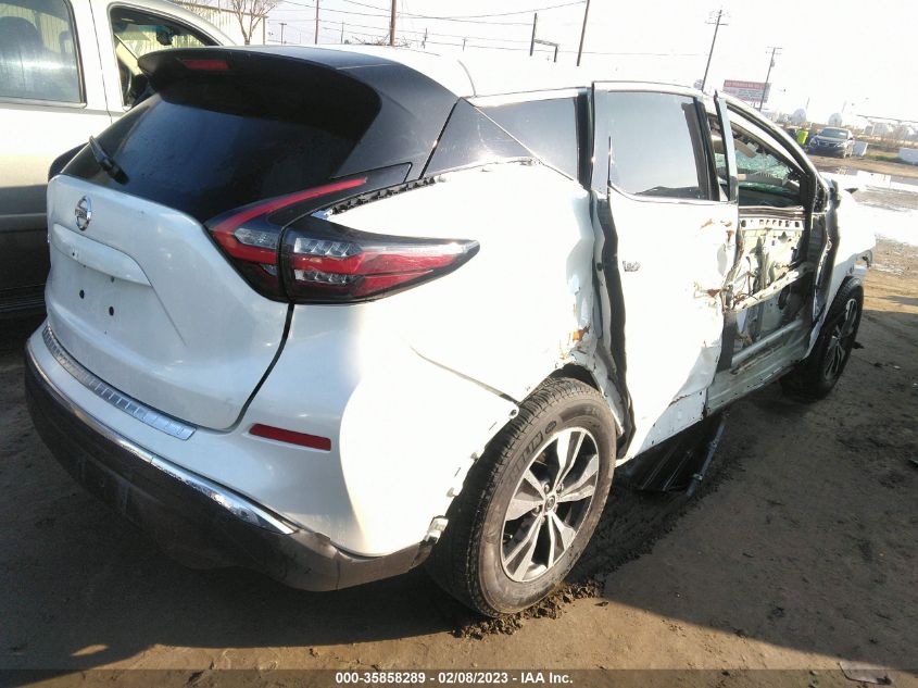 2022 NISSAN MURANO S VIN: 5N1AZ2AJ6NC117838