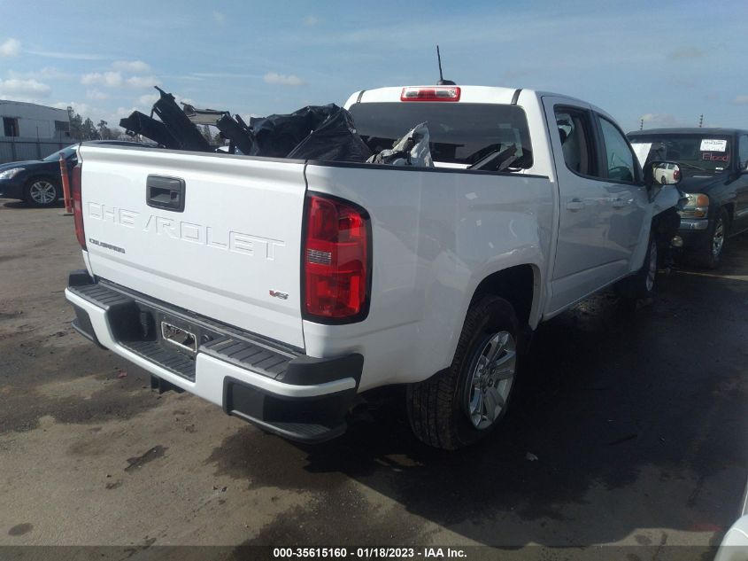 2022 CHEVROLET COLORADO 2WD LT VIN: 1GCGSCEN1N1114671