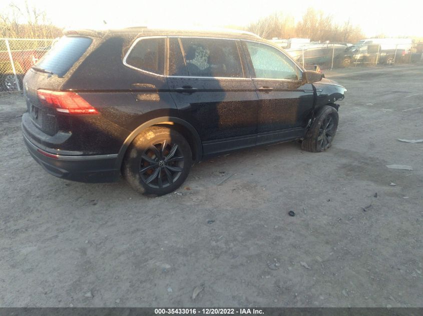 2022 VOLKSWAGEN TIGUAN SE VIN: 3VV2B7AX4NM022242