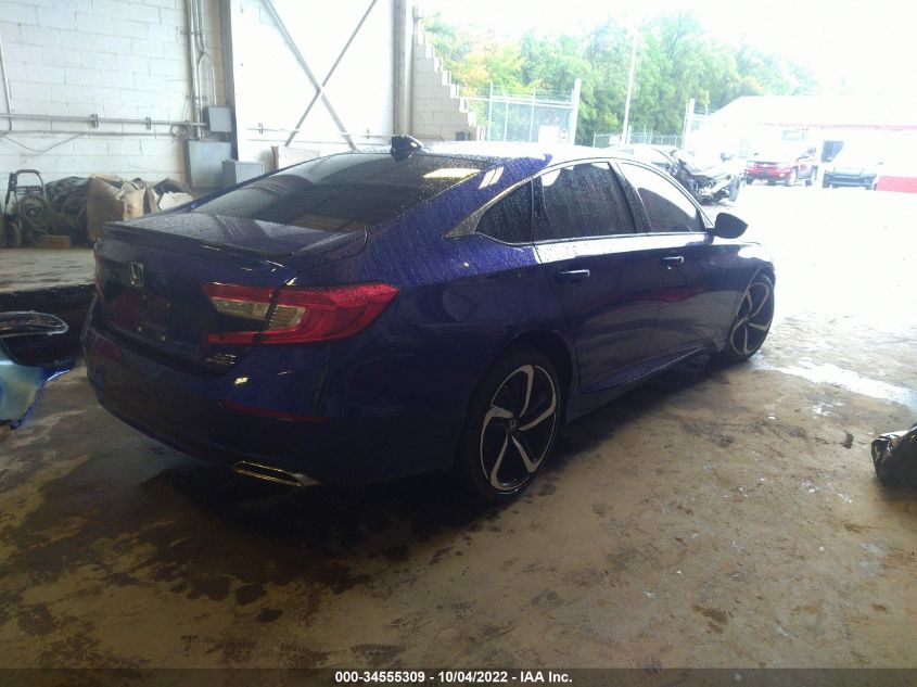 2022 HONDA ACCORD SEDAN SPORT VIN: 1HGCV2F32NA007871