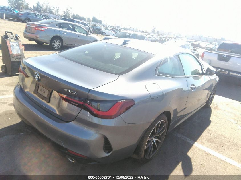 2021 BMW 4 SERIES 430I VIN: WBA53AP03MCG83020