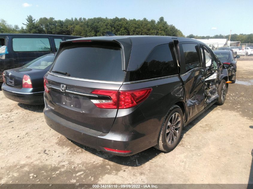 2022 HONDA ODYSSEY EX-L VIN: 5FNRL6H63NB503248
