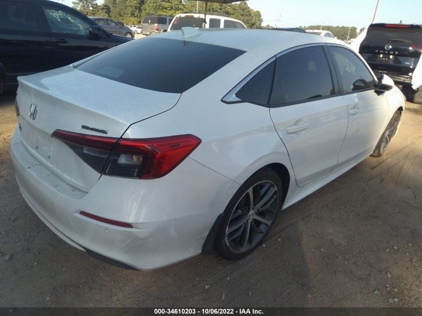 2022 HONDA CIVIC SEDAN TOURING VIN: 2HGFE1F98NH313549