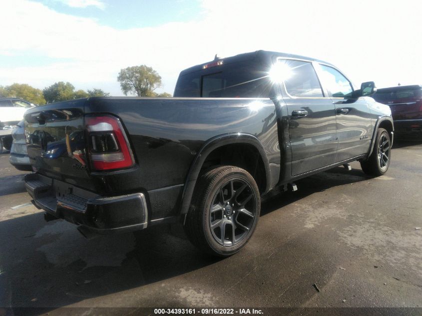2021 RAM 1500 LARAMIE VIN: 1C6SRFJT7MN612075