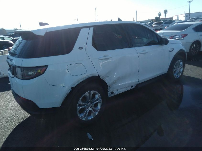 2022 LAND ROVER DISCOVERY SPORT S VIN: SALCJ2FX1NH908730