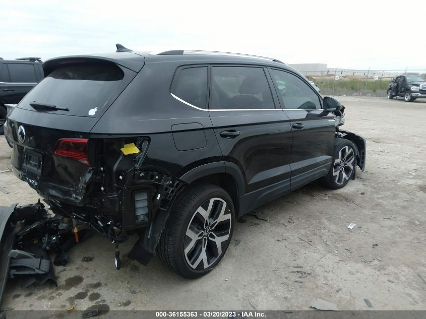 2022 VOLKSWAGEN TAOS SEL VIN: 3VV2X7B27NM066417
