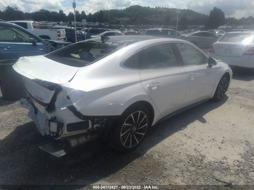 2022 HYUNDAI SONATA LIMITED VIN: KMHL34J20NA192657