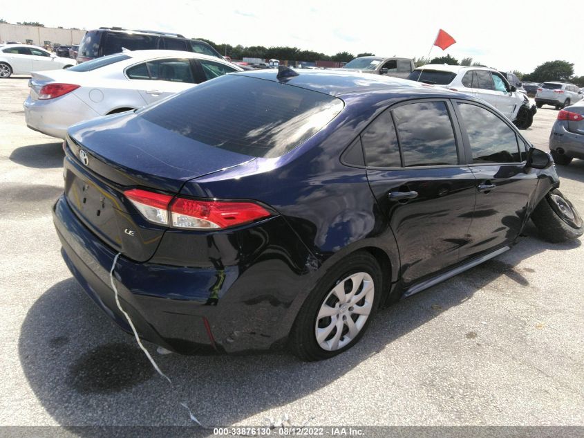 2021 TOYOTA COROLLA LE VIN: JTDEPMAE8MJ171193
