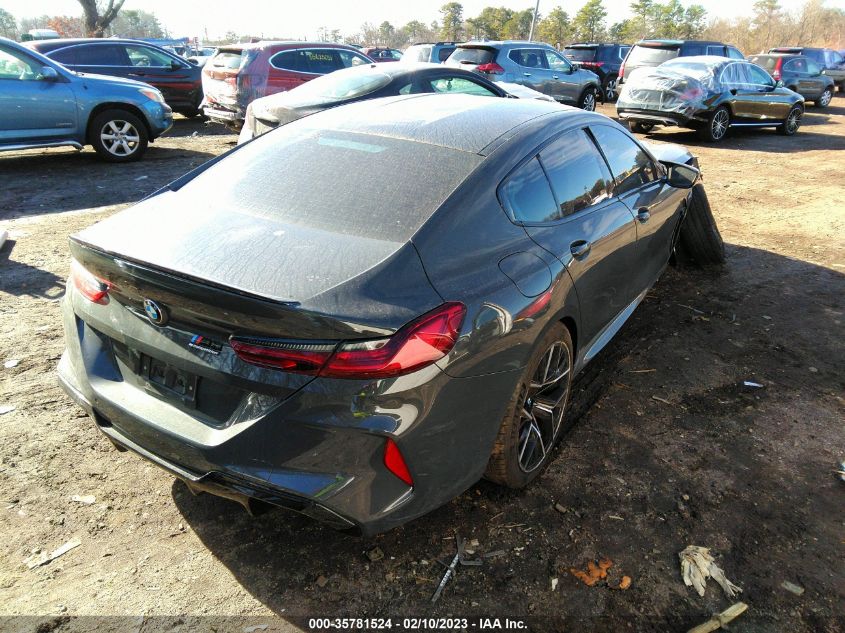 2022 BMW M8 COMPETITION VIN: WBSGV0C0XNCK10390
