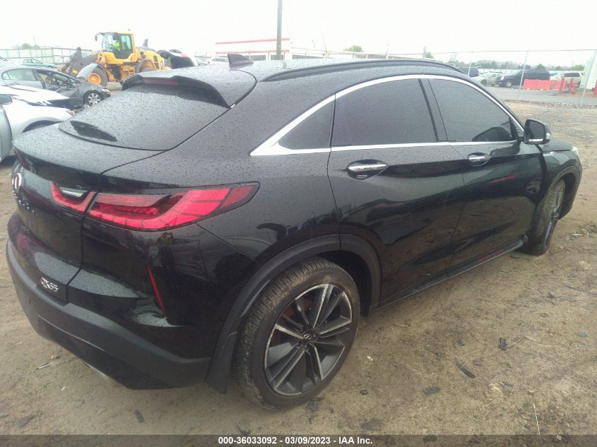 2022 INFINITI QX55 LUXE VIN: 3PCAJ5J33NF101047